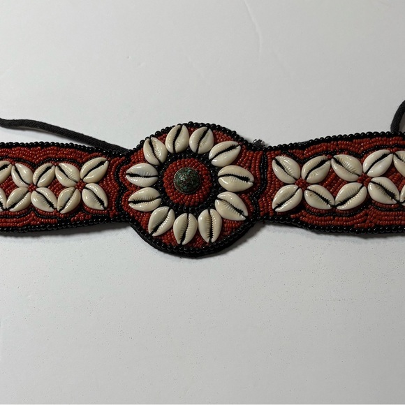 Beautiful Turquoise, Shell and Bead Statement Belt. Can Fit Most Sizes. 65” Long - Picture 8 of 17